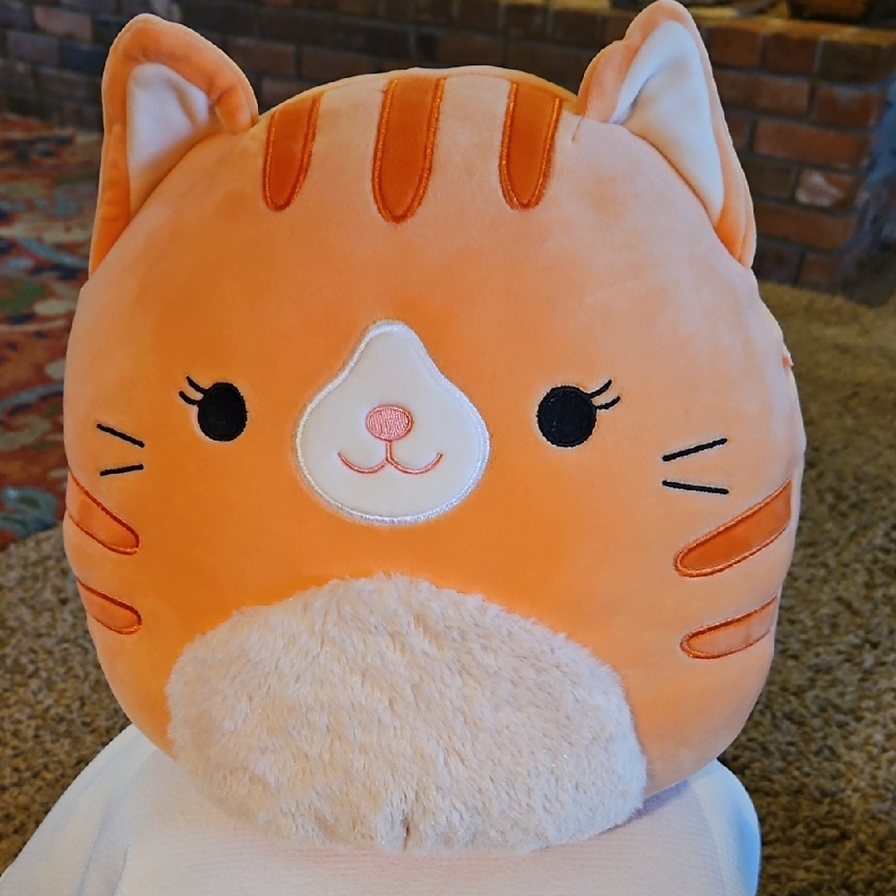 Gigi The Cat  Squishmallows Orange Plush 14" NWOT
